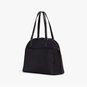 Lo & Sons Medium O.G. Bag in Black/Gold/Lavender